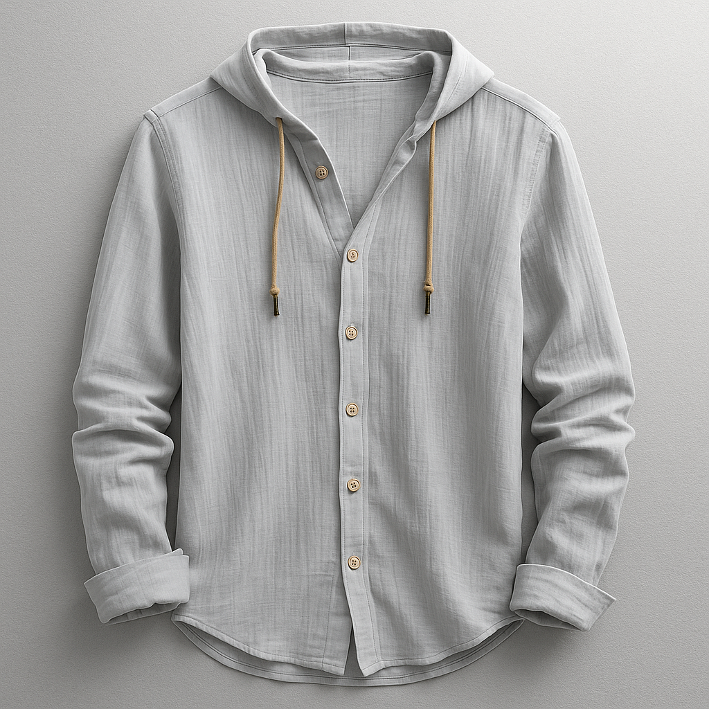 DUCHÊNE BORDEAUX | CHEMISE LUXUEUSE À CAPUCHE