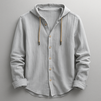 DUCHÊNE BORDEAUX | CHEMISE LUXUEUSE À CAPUCHE