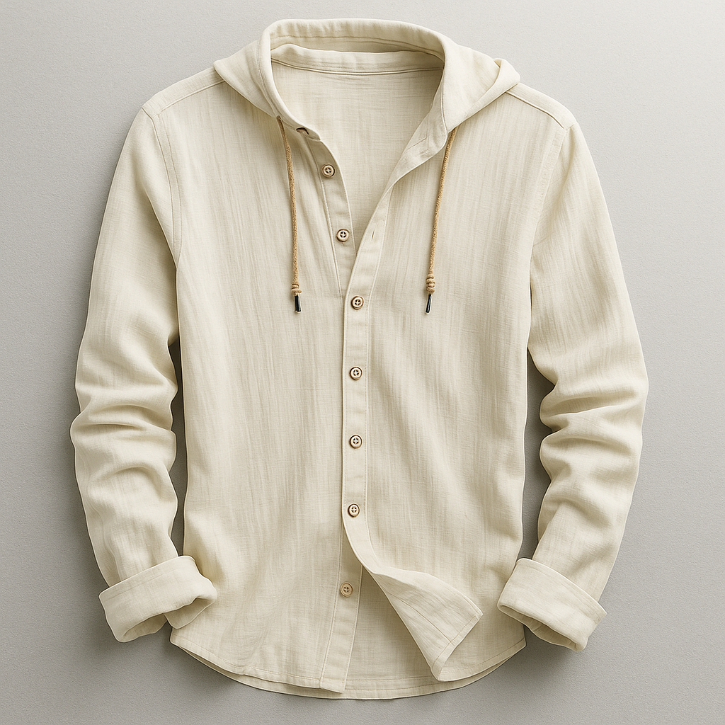 DUCHÊNE BORDEAUX | CHEMISE LUXUEUSE À CAPUCHE