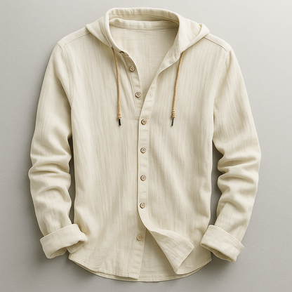 DUCHÊNE BORDEAUX | CHEMISE LUXUEUSE À CAPUCHE