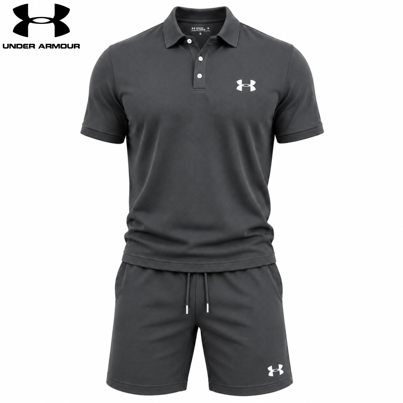 UA | Ensemble Homme Polo & Short Coordonné — Premium