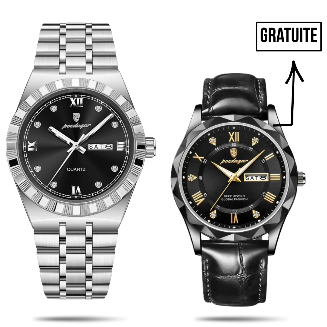 Montre Élégante + 1 Offerte – Offre Limitée