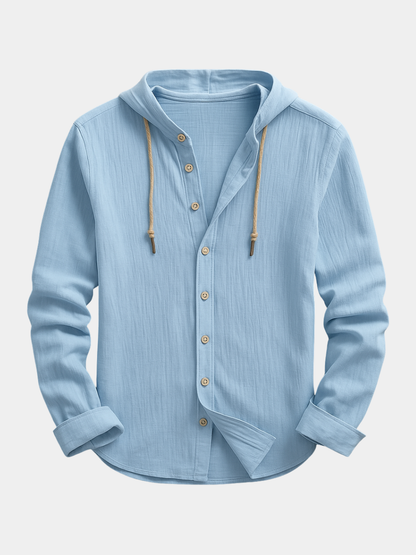 DUCHÊNE BORDEAUX | CHEMISE LUXUEUSE À CAPUCHE