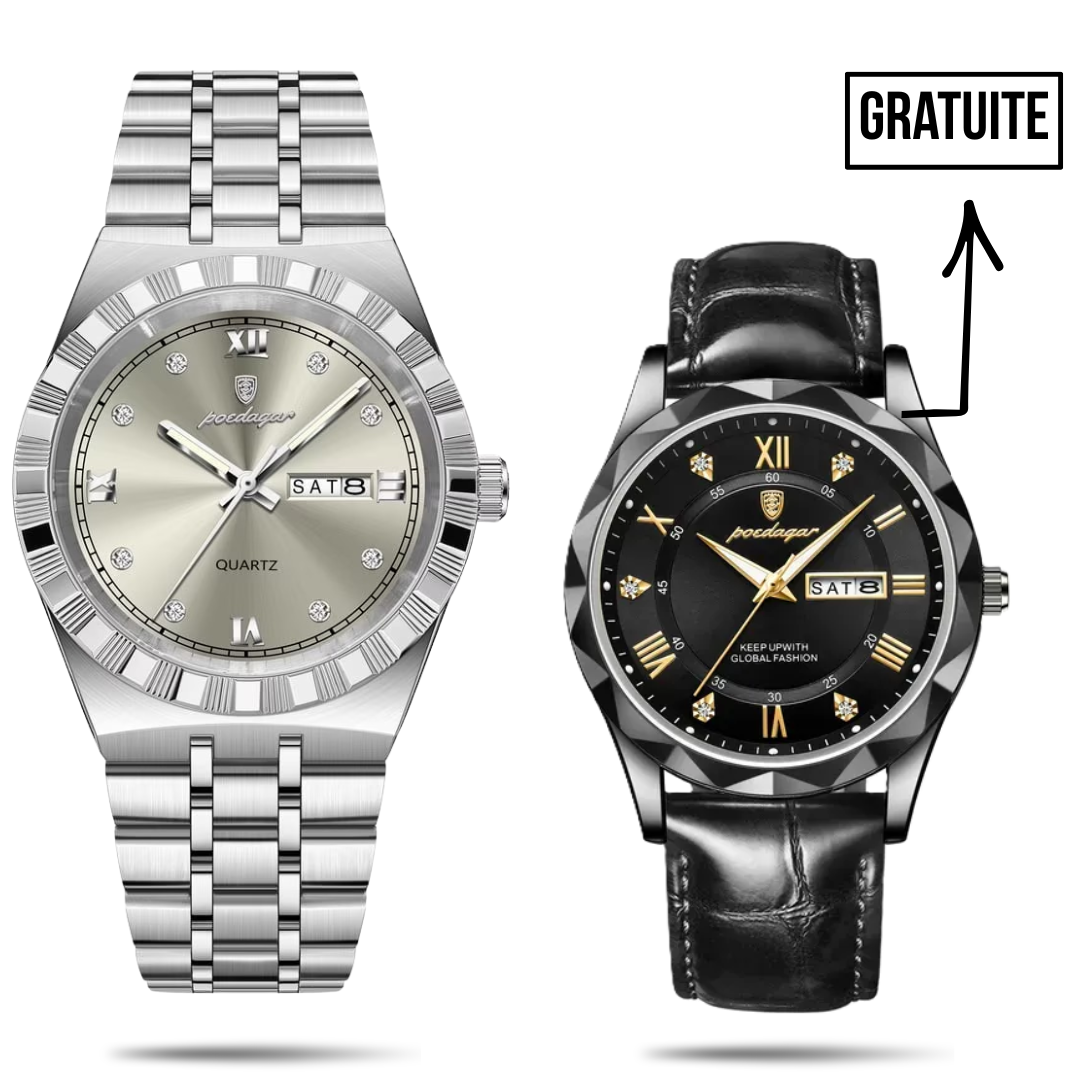Montre Élégante + 1 Offerte – Offre Limitée