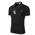 LC | Polo Homme Piqué Coton Col Tricolore