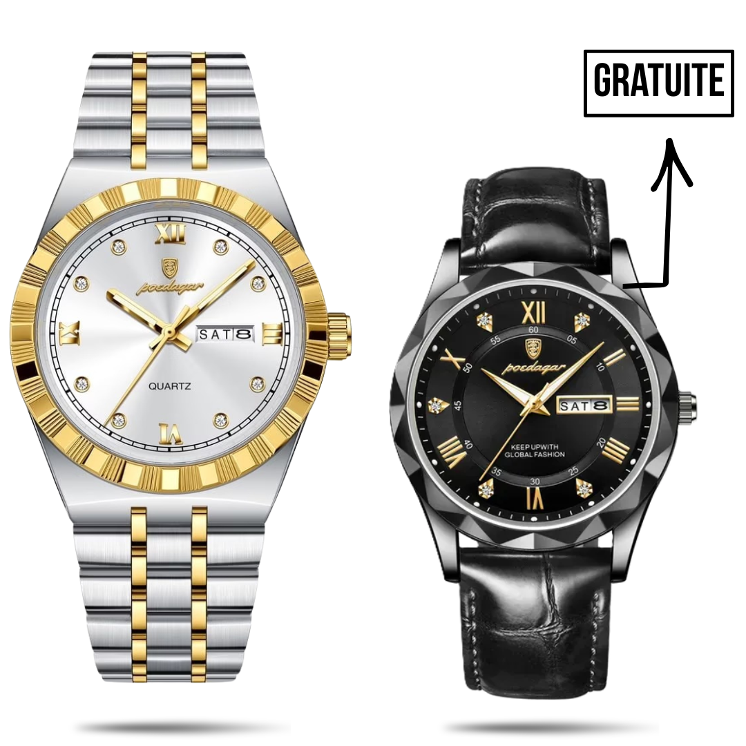 Montre Élégante + 1 Offerte – Offre Limitée