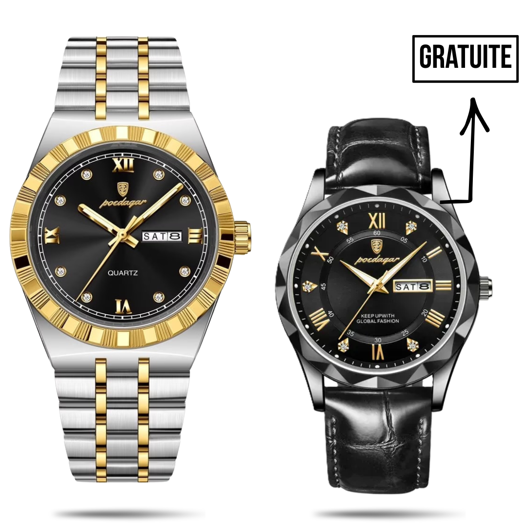 Montre Élégante + 1 Offerte – Offre Limitée