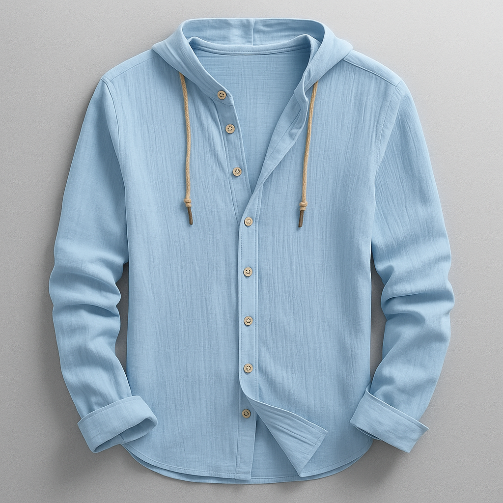 DUCHÊNE BORDEAUX | CHEMISE LUXUEUSE À CAPUCHE