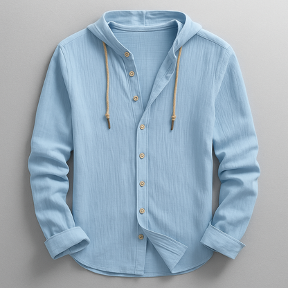 DUCHÊNE BORDEAUX | CHEMISE LUXUEUSE À CAPUCHE