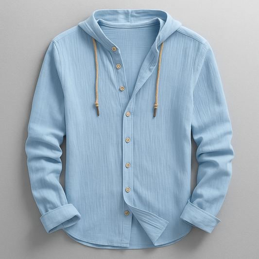 DUCHÊNE BORDEAUX | CHEMISE LUXUEUSE À CAPUCHE