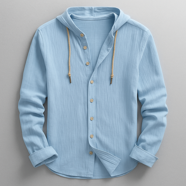 DUCHÊNE BORDEAUX | CHEMISE LUXUEUSE À CAPUCHE