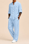 Set Due Pezzi Casual in Lino-Cotone - SALDI DI LIQUIDAZIONE