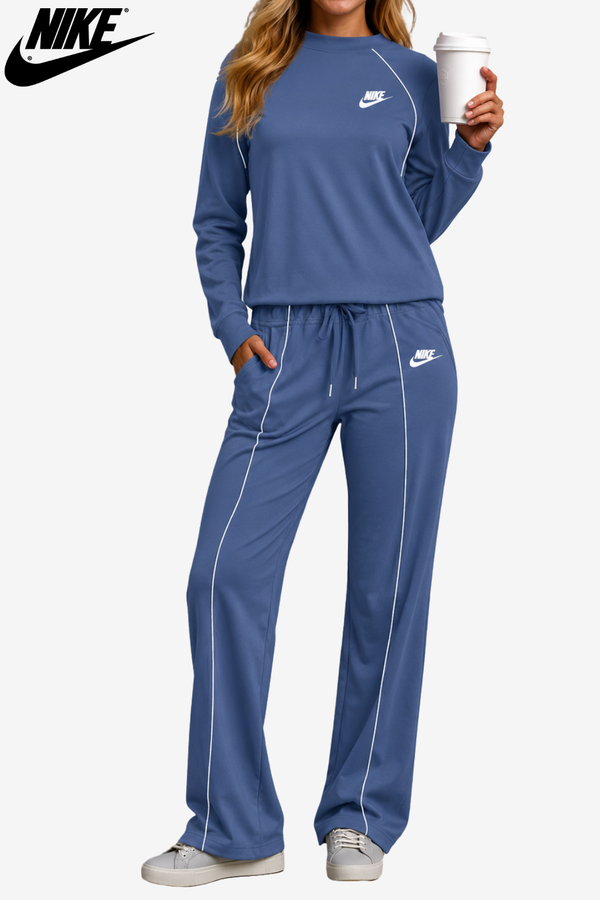 Set Lounge in Maglia Retro-Piping || SALDI DI LIQUIDAZIONE