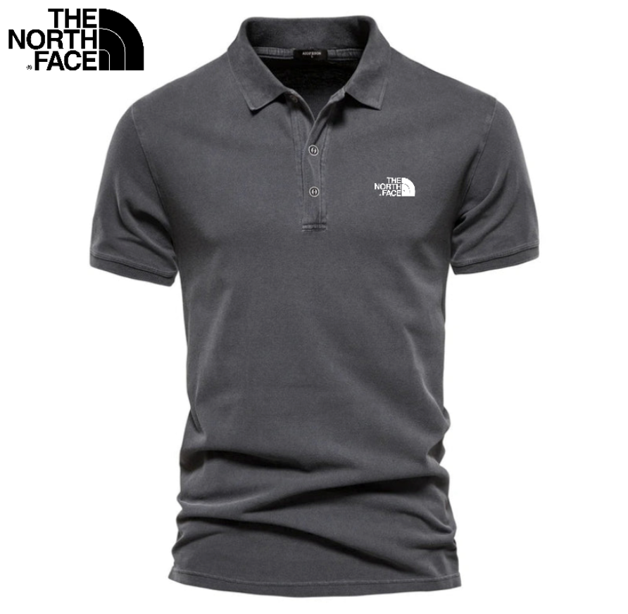 NF | Polo Homme Piqué Coton Col Chemise Manches Courtes