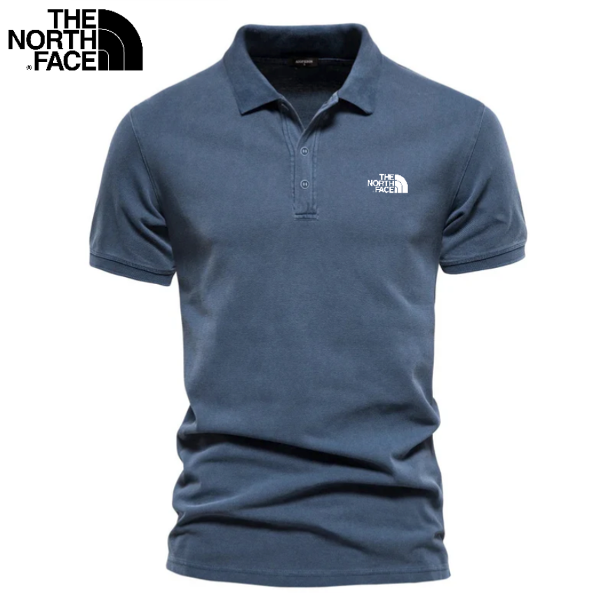 NF | Polo Homme Piqué Coton Col Chemise Manches Courtes
