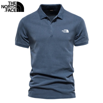 NF | Polo Homme Piqué Coton Col Chemise Manches Courtes