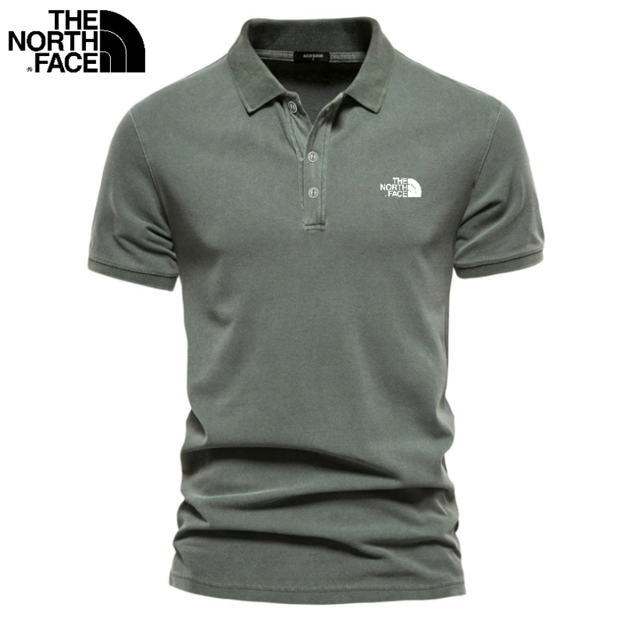 NF | Polo Homme Piqué Coton Col Chemise Manches Courtes