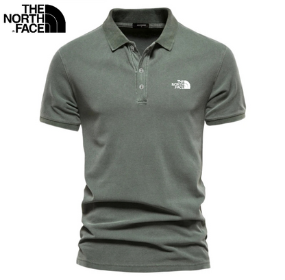 NF | Polo Homme Piqué Coton Col Chemise Manches Courtes