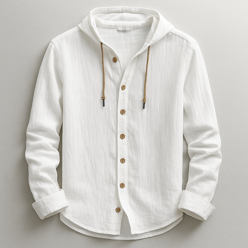 DUCHÊNE BORDEAUX | CHEMISE LUXUEUSE À CAPUCHE