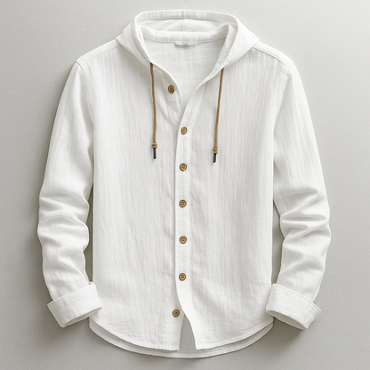 DUCHÊNE BORDEAUX | CHEMISE LUXUEUSE À CAPUCHE