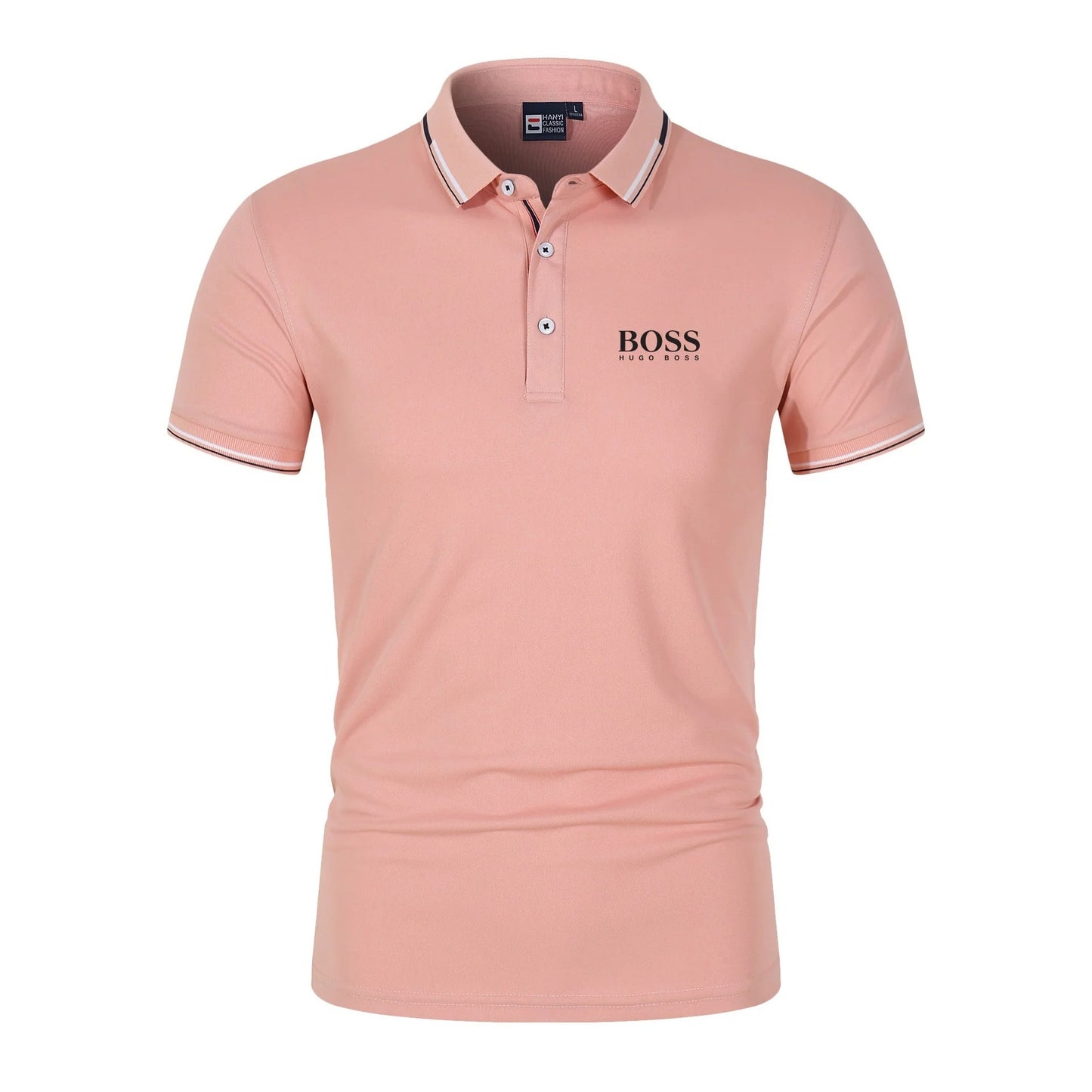 Polo Homme Col Liseré Stretch | Achetez 1 Recevez 2